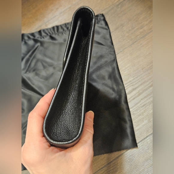 YSL Vintage Black Leather Clutch - Picture 5 of 16